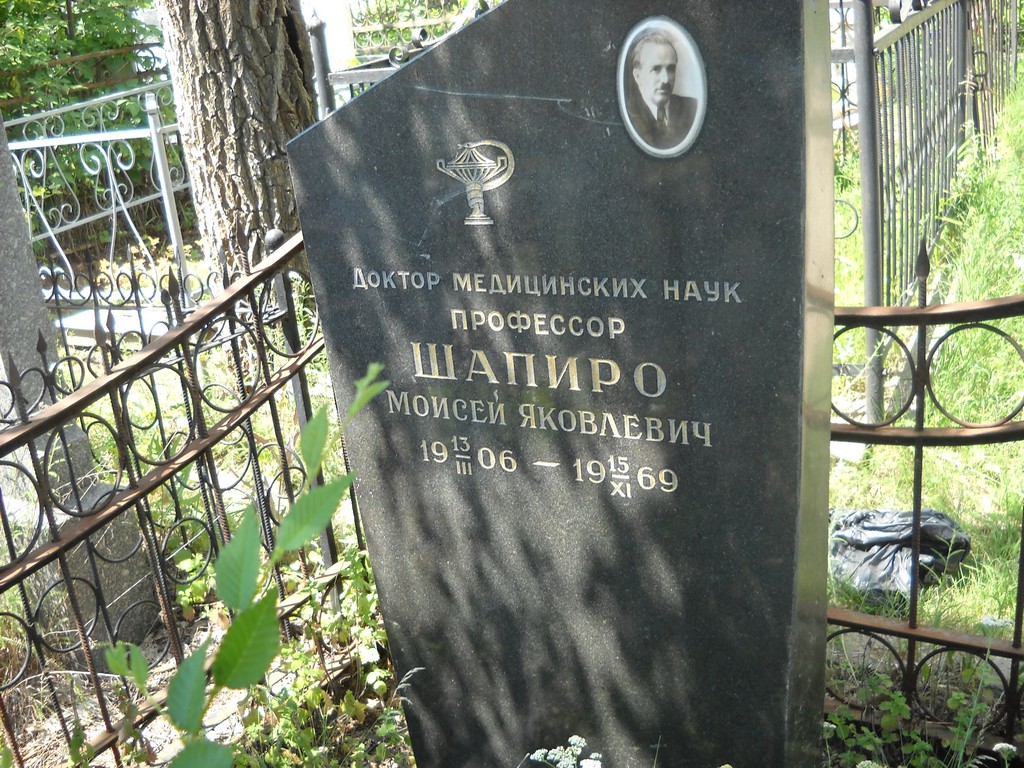 Шапиро Моисей Яковлевич, Саратов, Еврейское кладбище